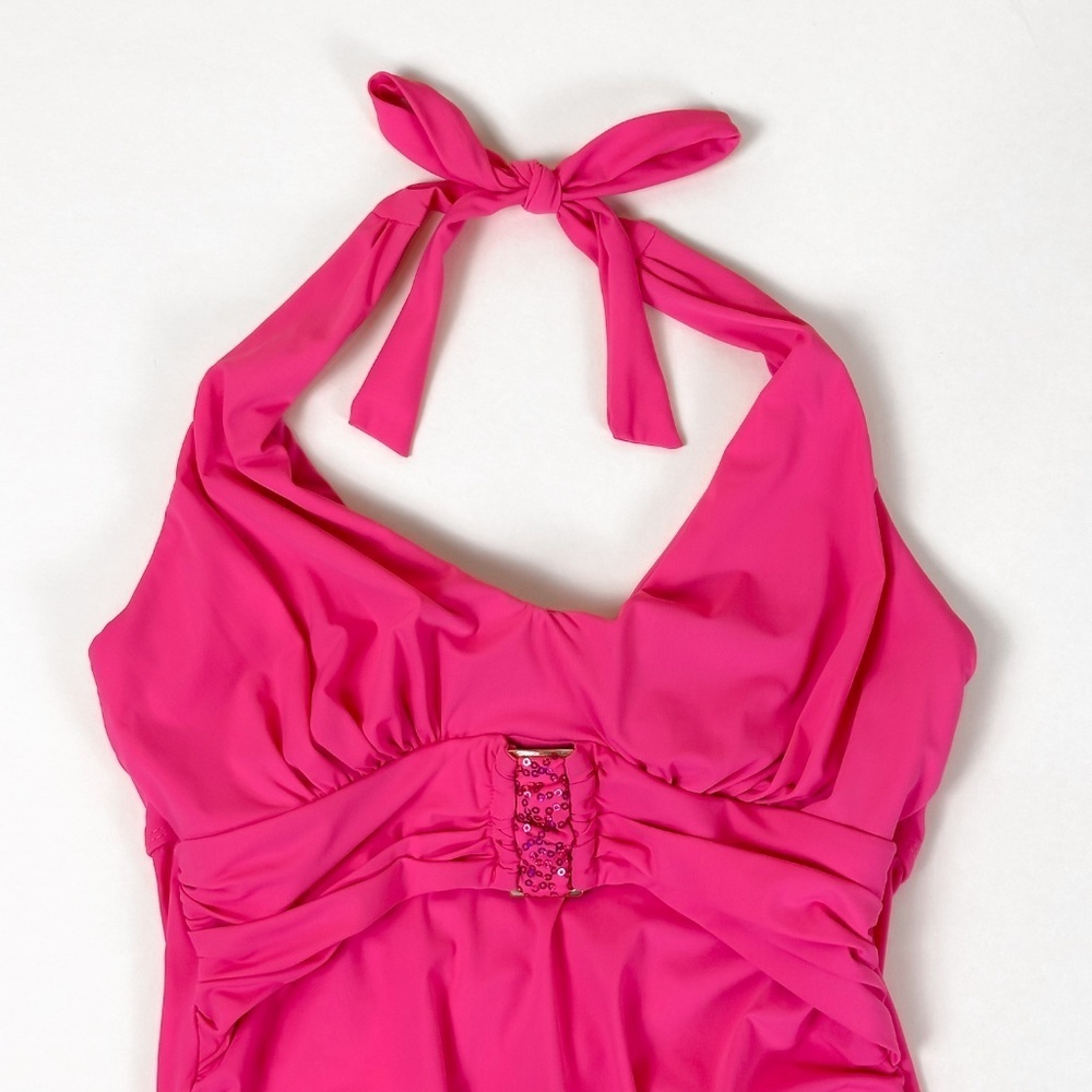 SPANX Halter Tankini Pink - Picture 2 of 10
